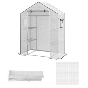 OUTSUNNY Náhradní folie pro foliovník 140 x 190 x 73 cm bílá