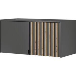 Piaski Nástavec na skříň Nelly 105 cm grafit/dub artisan