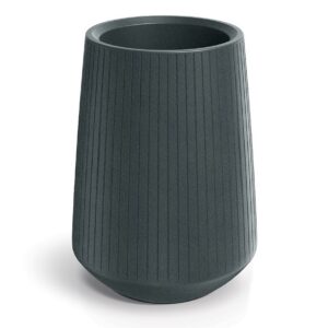 Prosperplast Plastový květináč COROS BOWL HIGH 40 cm grafitový