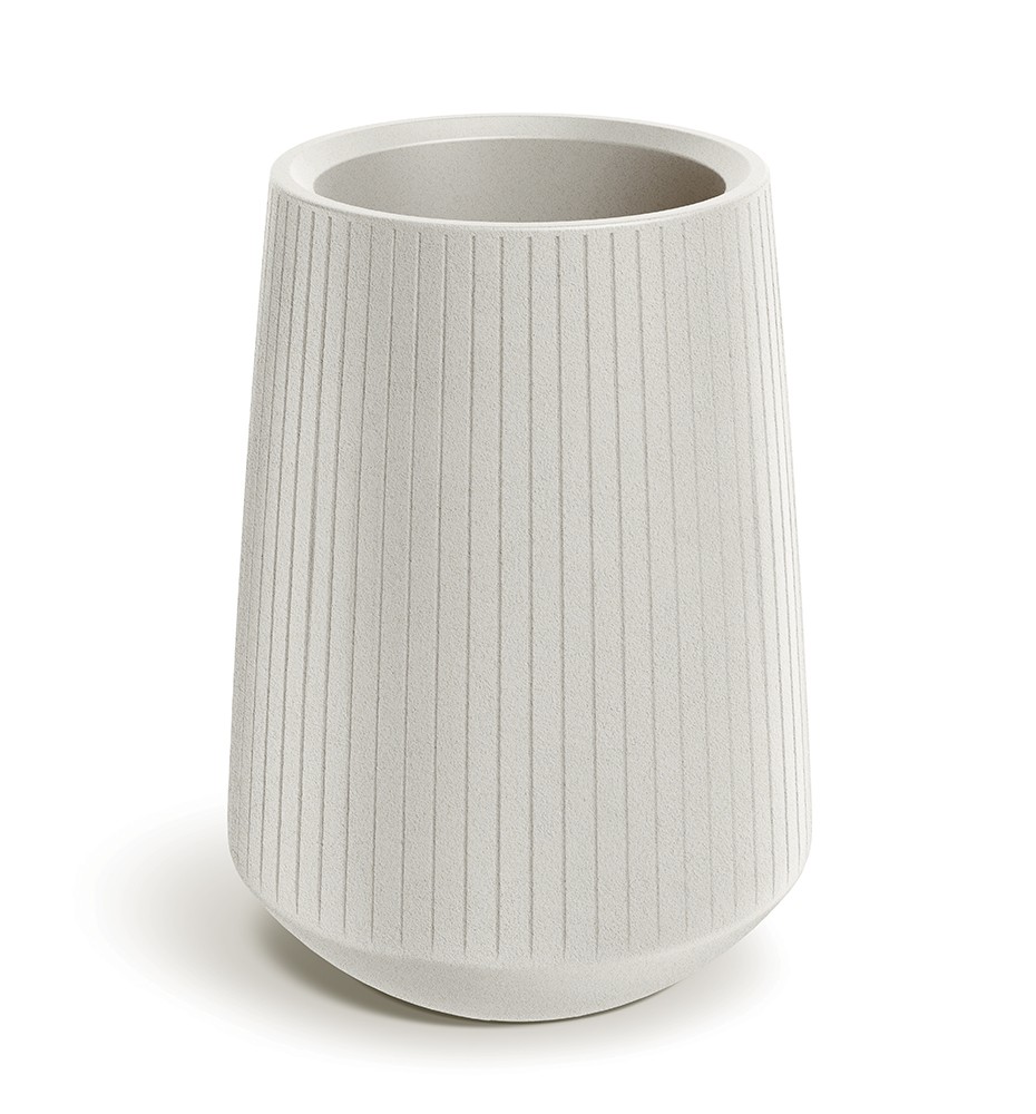 Prosperplast Plastový květináč COROS BOWL HIGH 40 cm pískový