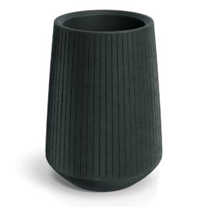 Prosperplast Plastový květináč COROS BOWL HIGH 40 cm tmavě šedý