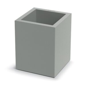 Prosperplast Plastový květináč CUBLASO SQUARE MIDL 29 cm betonově šedý