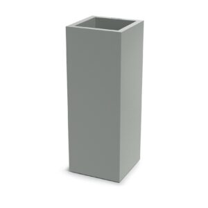 Prosperplast Plastový květináč CUBLASO SQUARE SLIM 29 cm betonová šedý