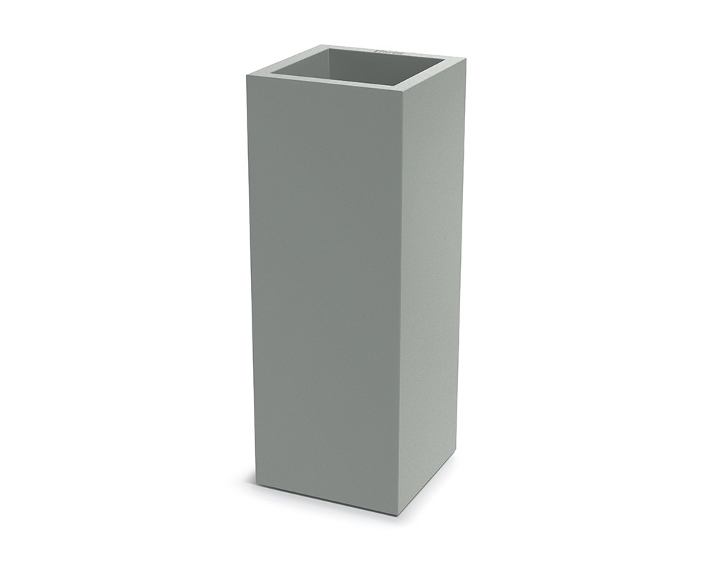 Prosperplast Plastový květináč CUBLASO SQUARE SLIM 29 cm betonová šedý