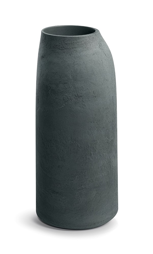 Prosperplast Plastový květináč EPOCCOS HIGHOS 46 cm grafitově šedý