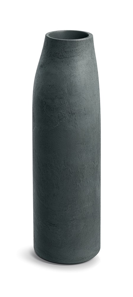 Prosperplast Plastový květináč EPOCCOS TALLOS 30 cm grafitově šedý