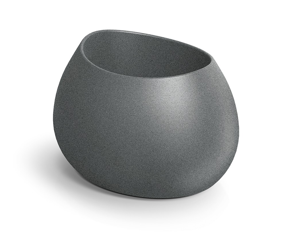 Prosperplast Plastový květináč EVOLIO 60 cm granitově šedý