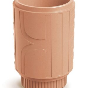 Prosperplast Plastový květináč FOLKAS ROUNDOS MIDL 40 cm terakota