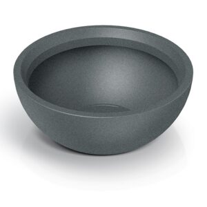 Prosperplast Plastový květináč MOLIOS BOWLS granitově šedý