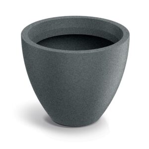 Prosperplast Plastový květináč MOLIOS ROUNDAS granitově šedý
