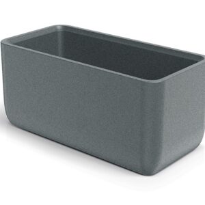 Prosperplast Plastový květináč MOLTAS CASE 80 cm granitově šedý
