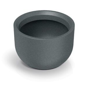 Prosperplast Plastový květináč MOLTAS ROUND granitově šedý