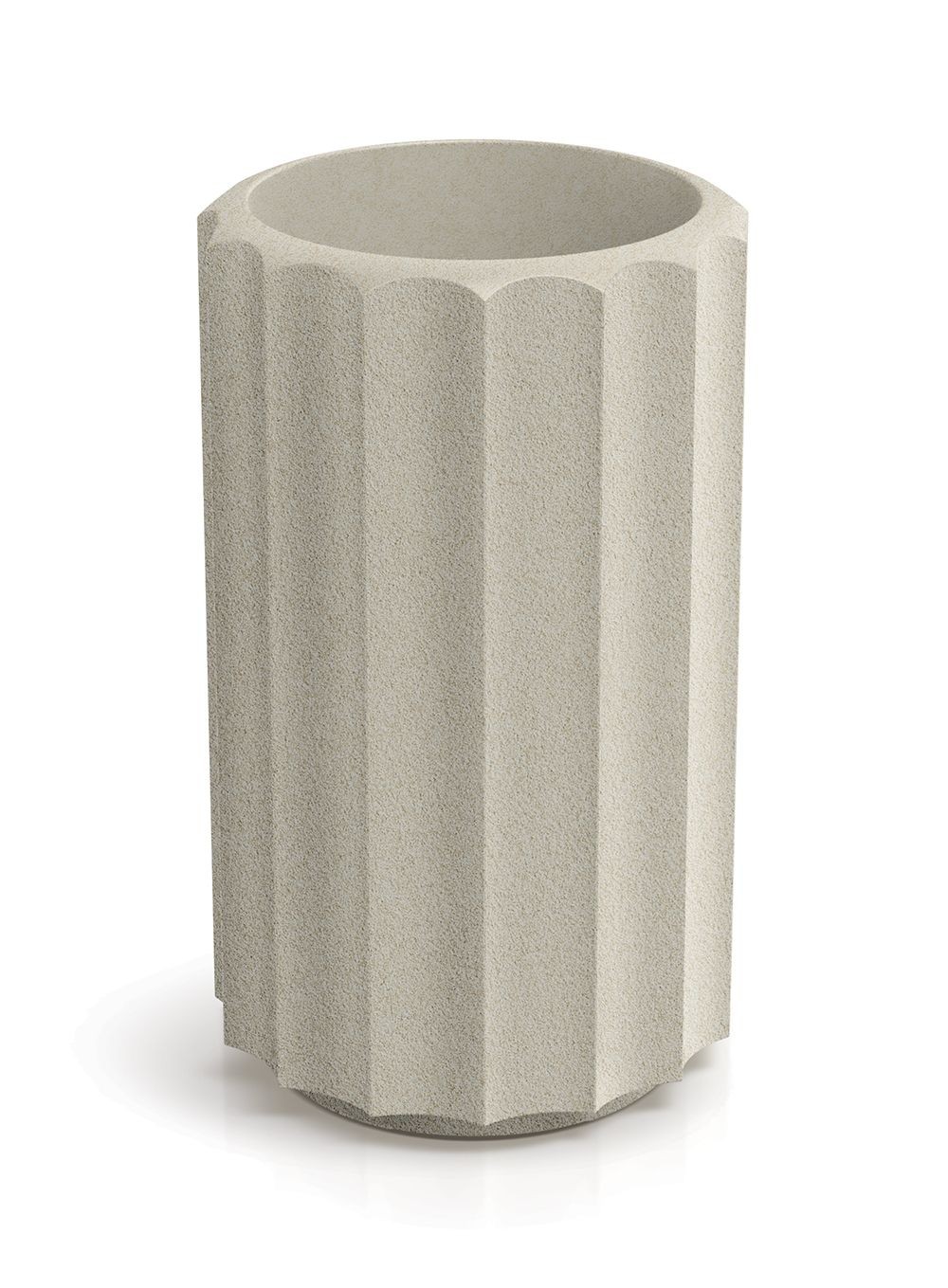 Prosperplast Plastový květináč RONAN LINE HIGH 28 cm pískový