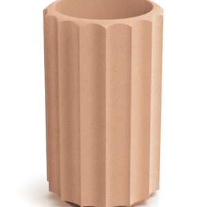 Prosperplast Plastový květináč RONAN LINE HIGH 28 cm terakotový