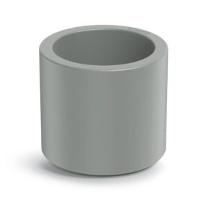Prosperplast Plastový květináč TUBLAN ROUND betonově šedý