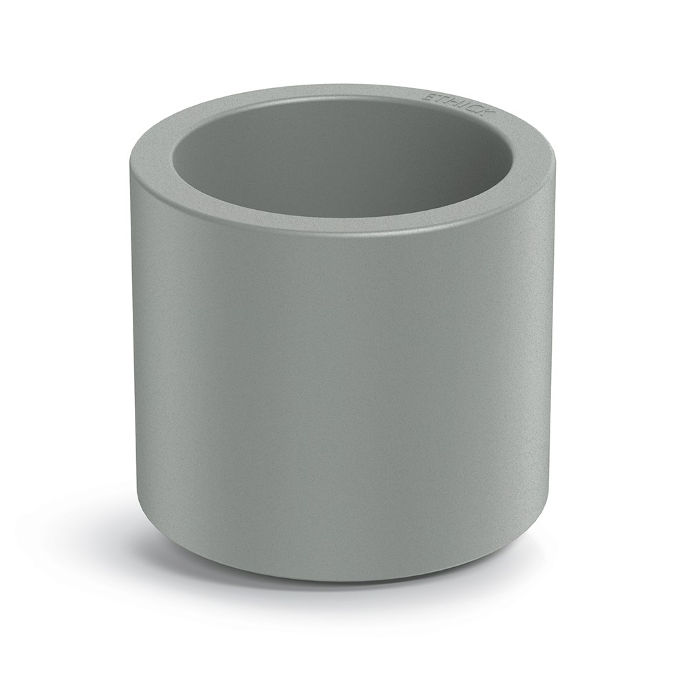 Prosperplast Plastový květináč TUBLAN ROUND betonově šedý