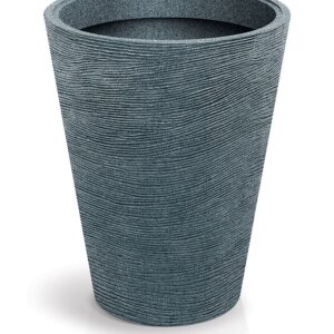 Prosperplast Plastový květináč TUBRAN ROUND MIDL 48 cm granitový