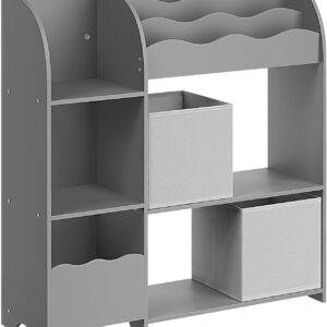 SONGMICS Dětský regál Greys 93 cm šedý