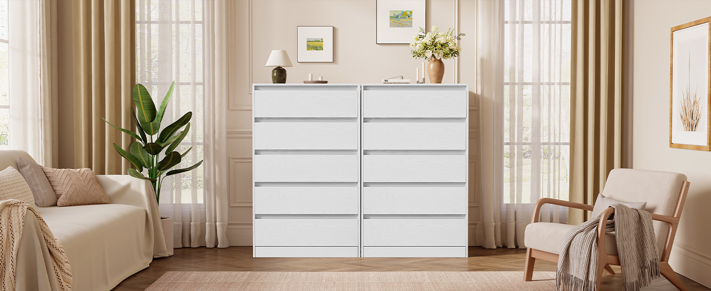 SONGMICS Komoda Vasagle Kailyn 60 cm bílá - Obrázek 2