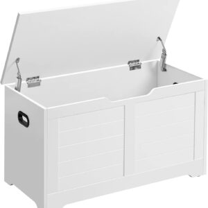 SONGMICS Truhla s úložným prostorem a lavicí Vasagle Minimal 80 cm bílá