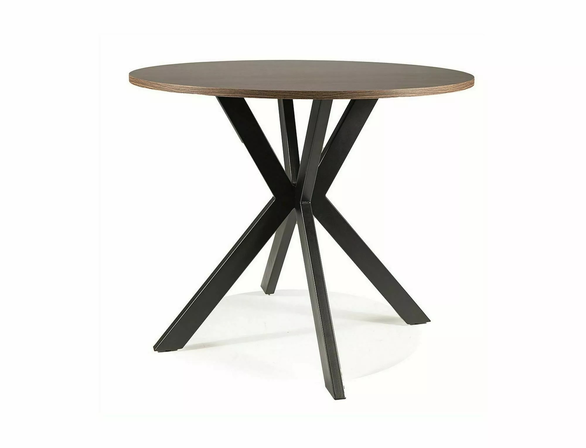 Signal Jídelní stůl Talia II 90 cm ořech/černý