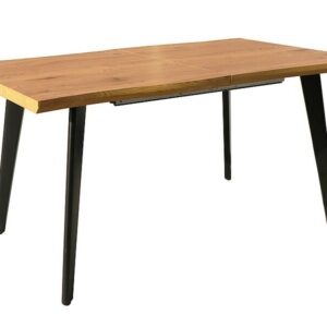 Signal Rozkládací jídelní stůl Fresno 120/180 cm dub přírodní/černý