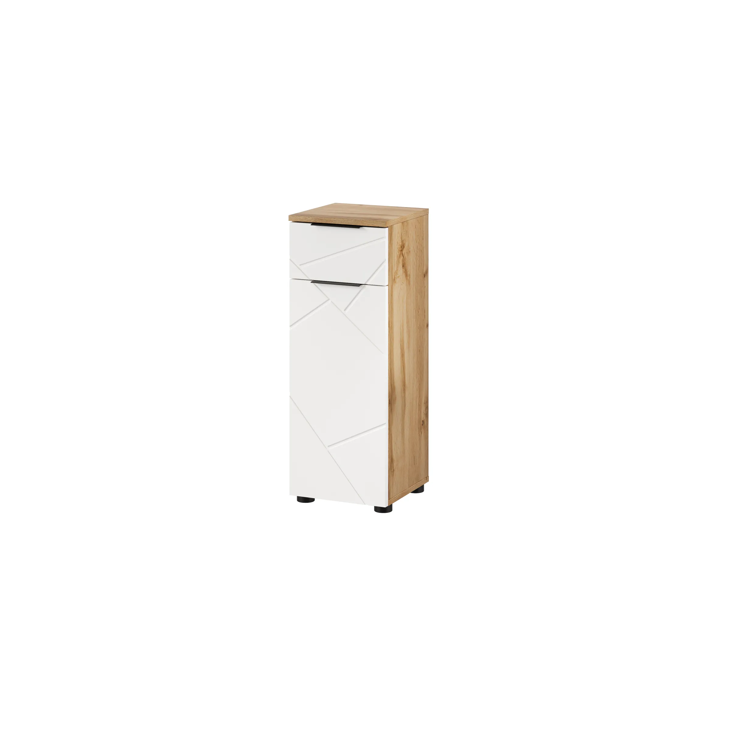 Szynaka Koupelnová skříňka Mazi 45 30 cm dub Wotan/bílá