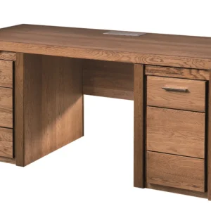 Szynaka Psací stůl s nabíjecí stanicí Velvet II 37 177 cm z masivu dub Rustikal
