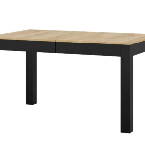 Szynaka Rozkládací jídelní stůl Jord 140/260 cm dub Craft/černý