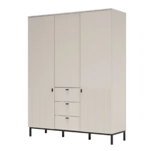 Szynaka Šatní skříň Korfu 70 156 cm kašmírová/černá