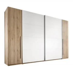 Szynaka Šatní skříň Mediwa 73 315 cm dub Artisan/bílá