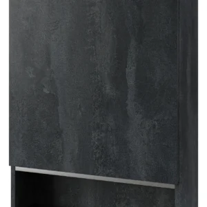 Szynaka Závěsná koupelnová skříňka Letto 04 60 cm černý beton