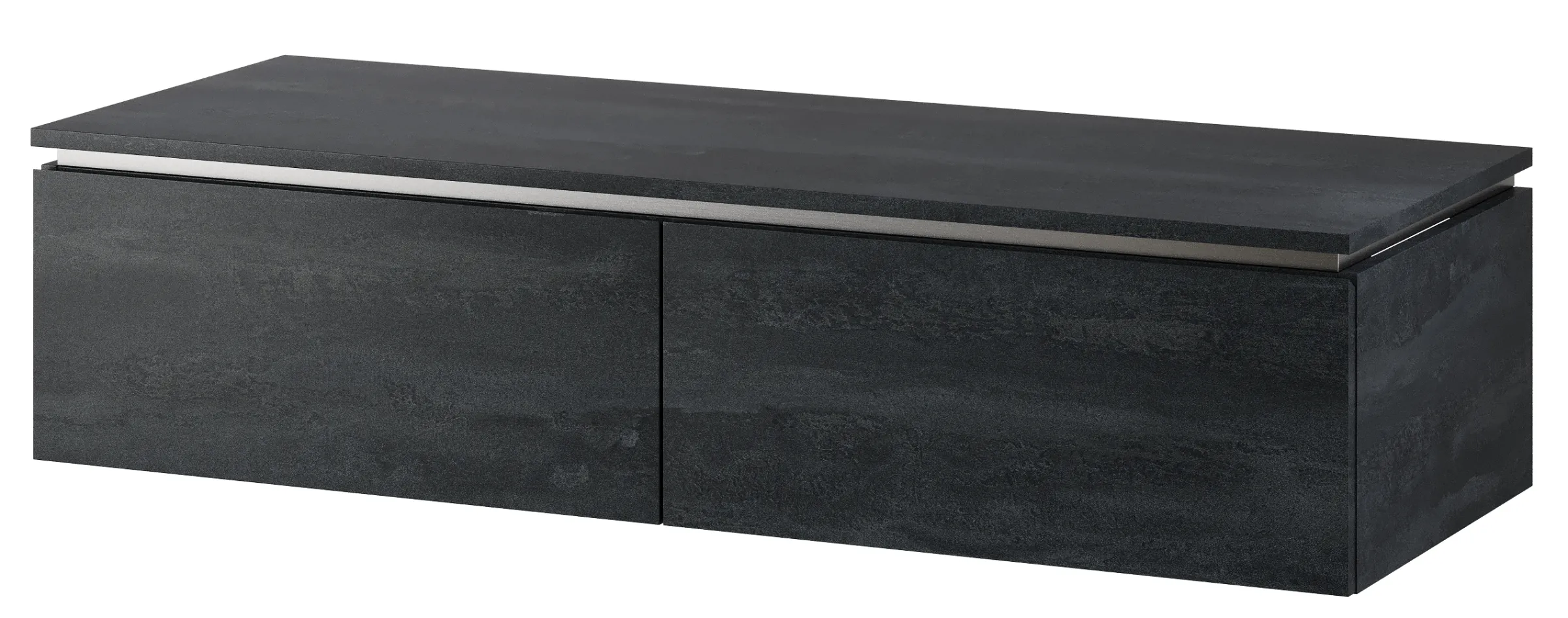 Szynaka Závěsná skříňka pod umyvadlo Letto 01 120 cm černý beton