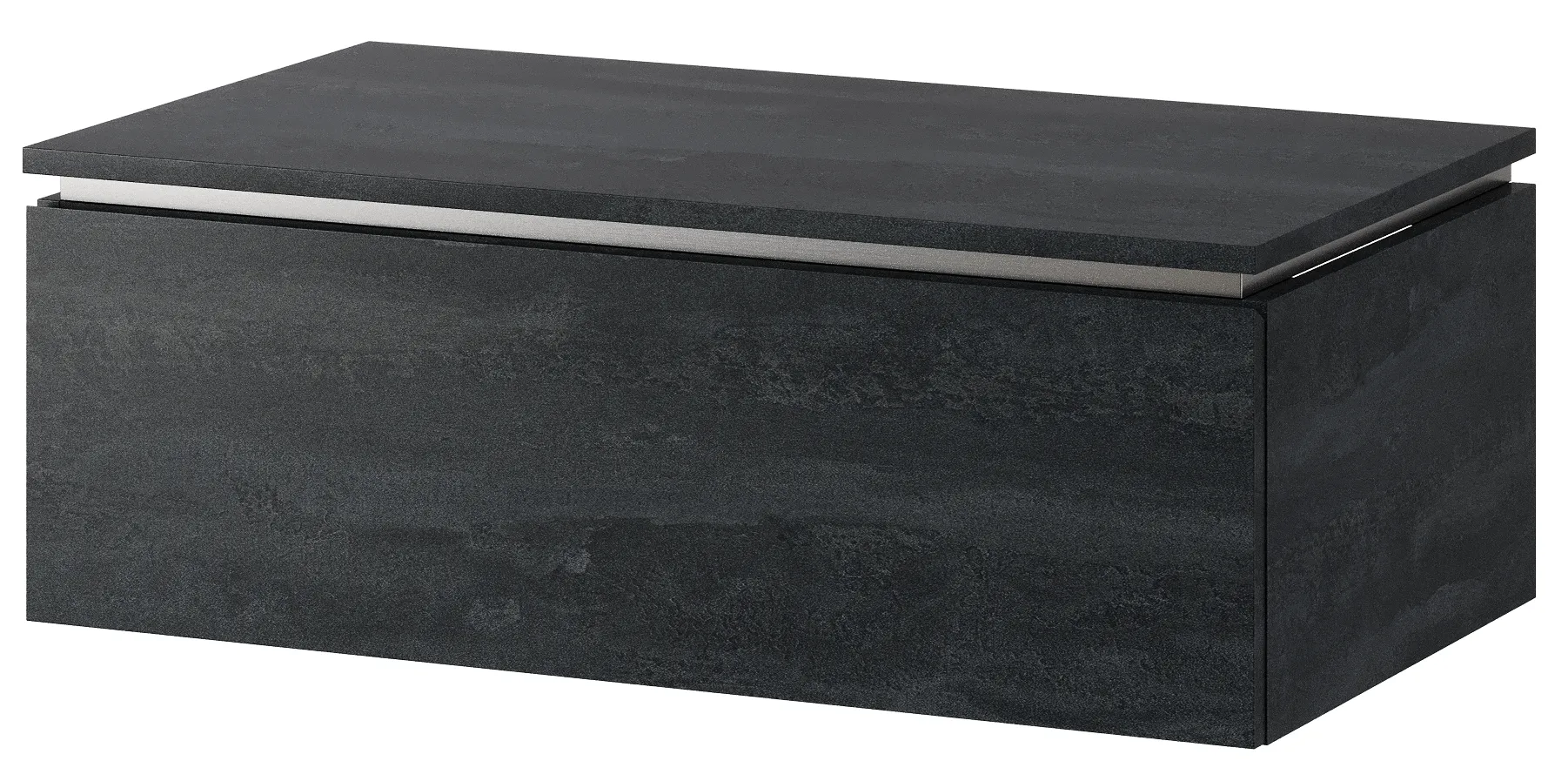 Szynaka Závěsná skříňka pod umyvadlo Letto 02 80 cm černý beton