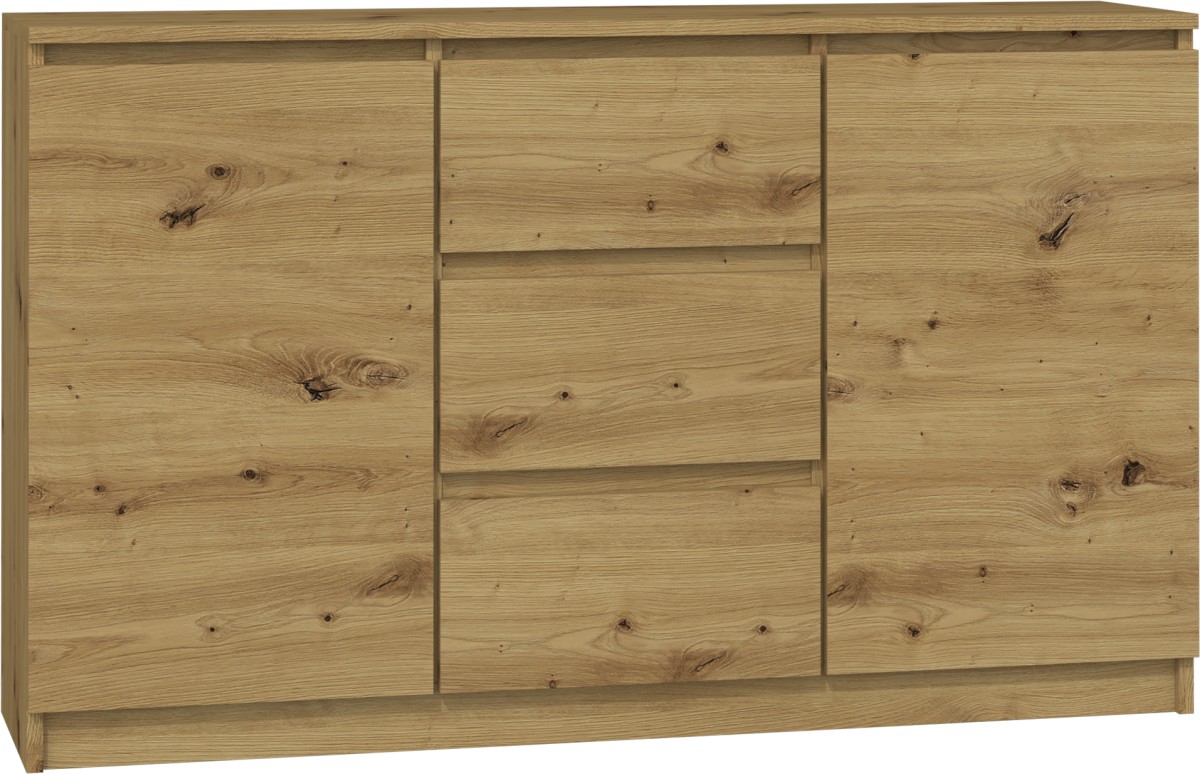 TP Living Komoda 2D3S Saloe hnědá