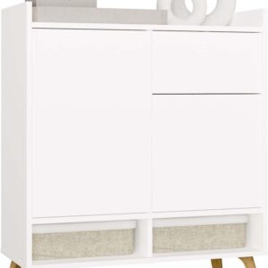 TP Living Komoda Colin 80 cm bílá/dub artisan