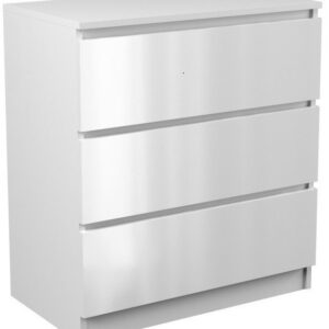 TP Living Komoda M3 Freya bílá lesklá