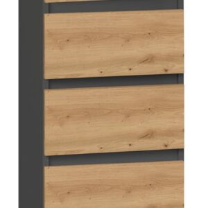 TP Living Komoda MALA W5 antracit/dub artisan