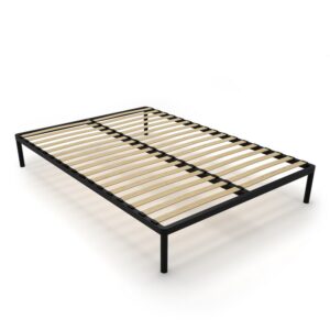TP Living Kovový rám postele Alu 140x200 černý