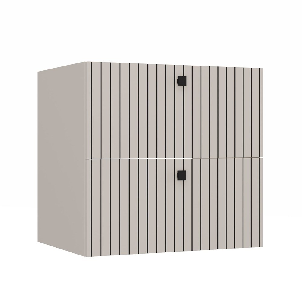 TP Living Závěsná skříňka pod umyvadlo Tigo 2S 60 cm kašmír