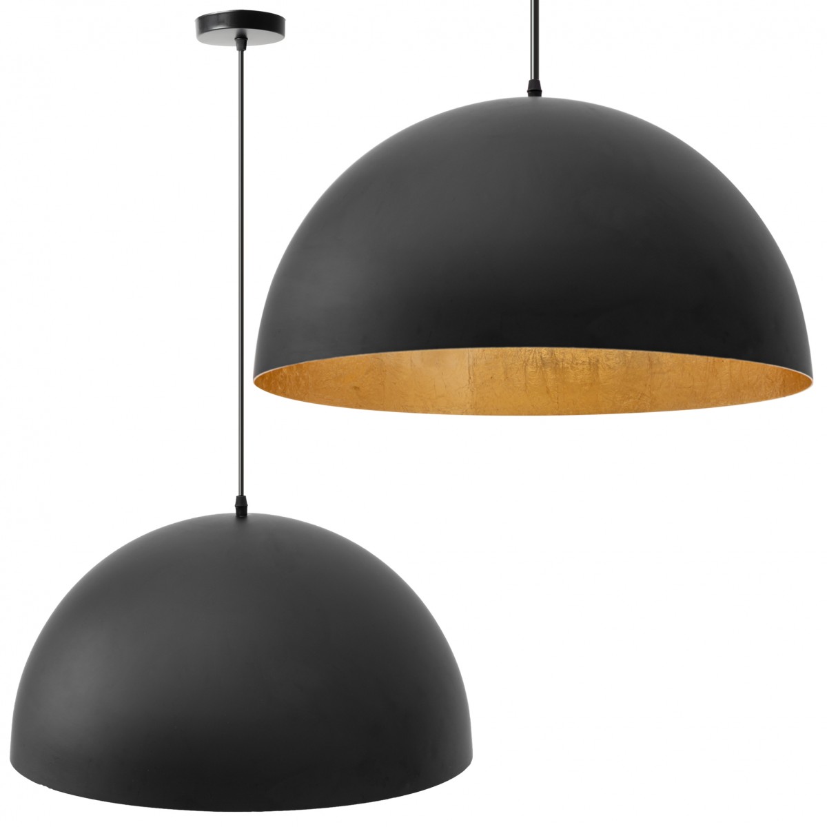 TooLight Stropní svítidlo BORA černé 50 cm - Obrázek 2