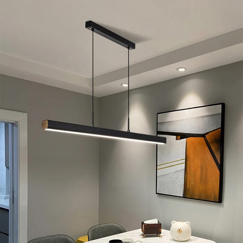 TooLight Závěsný LED lustr APP1447-CP 80 cm černý/neutrální bílá - Obrázek 2