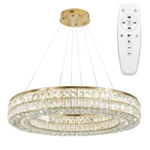 TooLight Závěsný LED lustr APP1568-CP zlatý