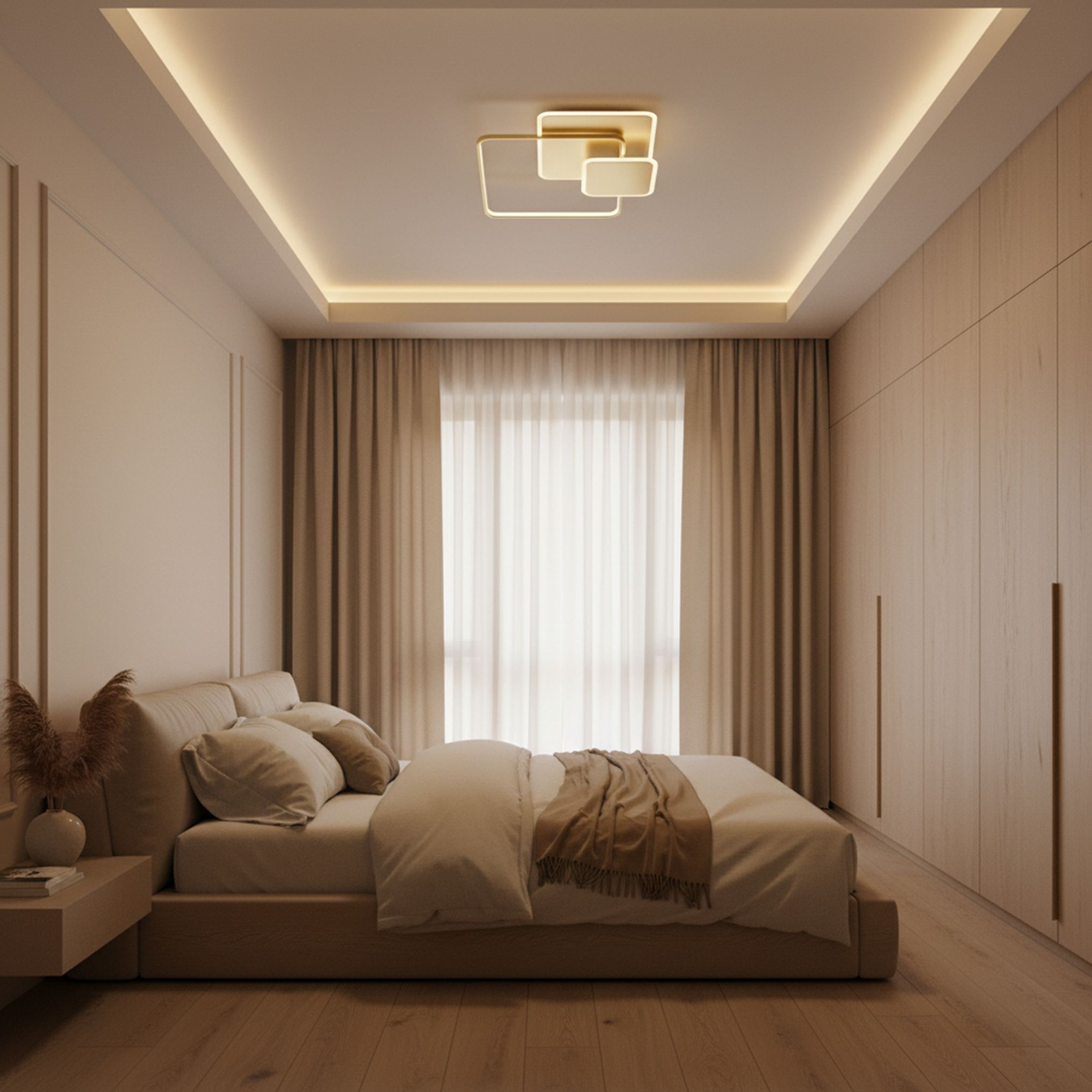Toolight Stropní LED osvětlení APP1713-C zlaté - Obrázek 2