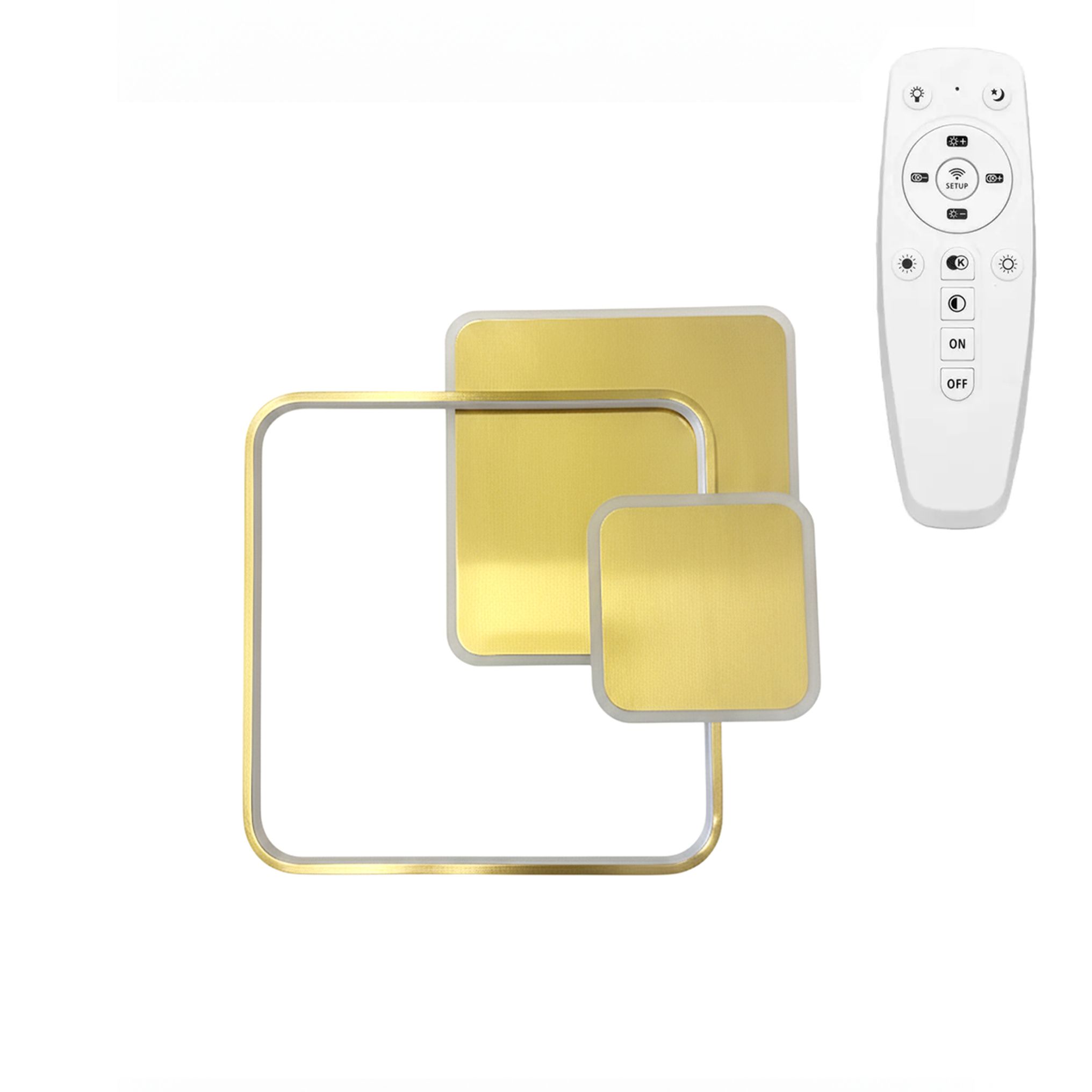 Toolight Stropní LED osvětlení APP1714-C zlatá kartáčovaná