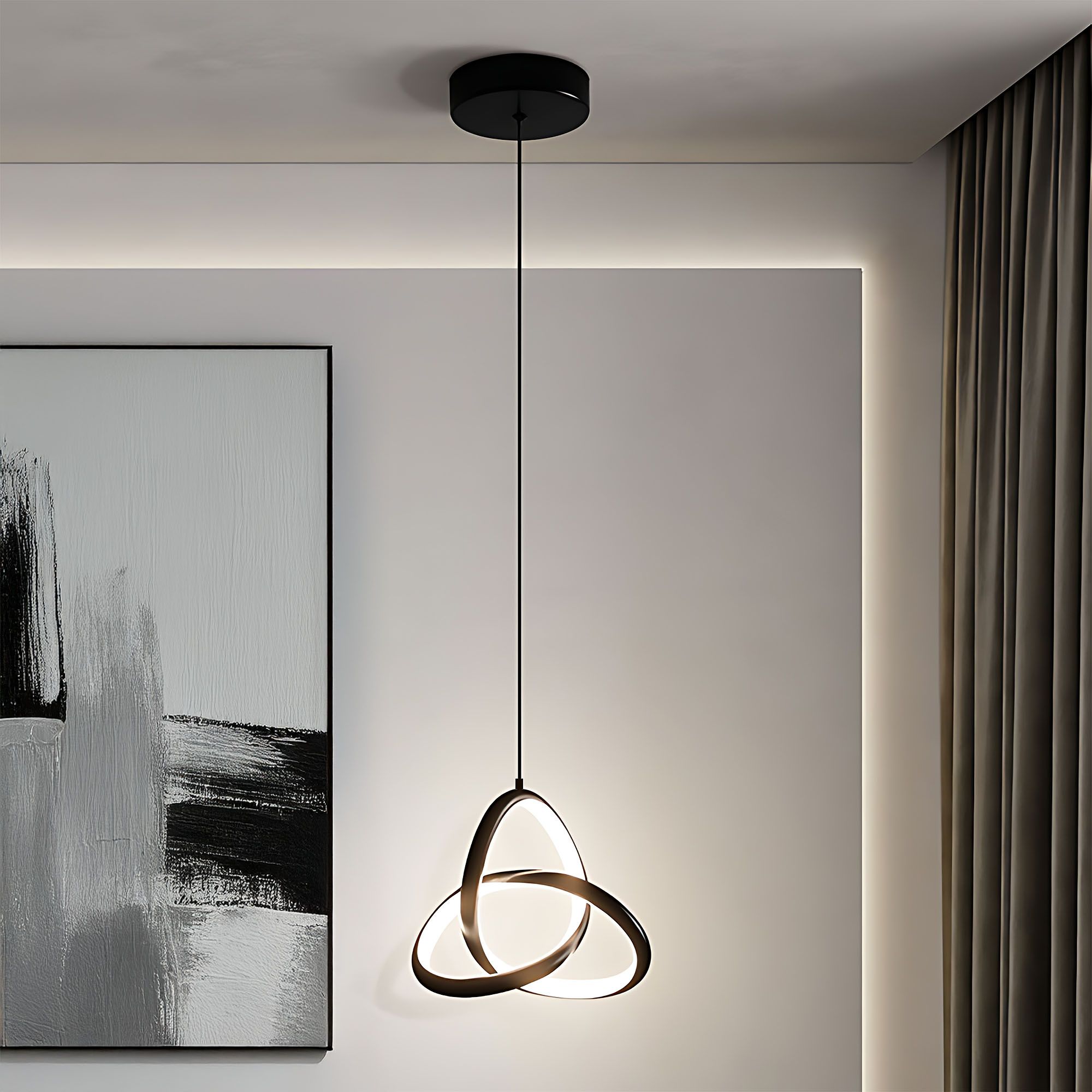 Toolight Závěsné LED osvětlení APP1784-CP černé - Obrázek 2
