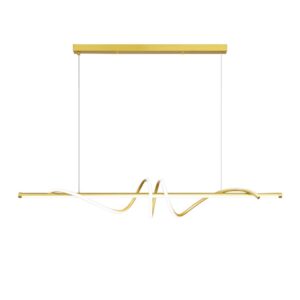 Toolight Závěsné LED osvětlení E7 LHJ024-CP 120 cm zlaté