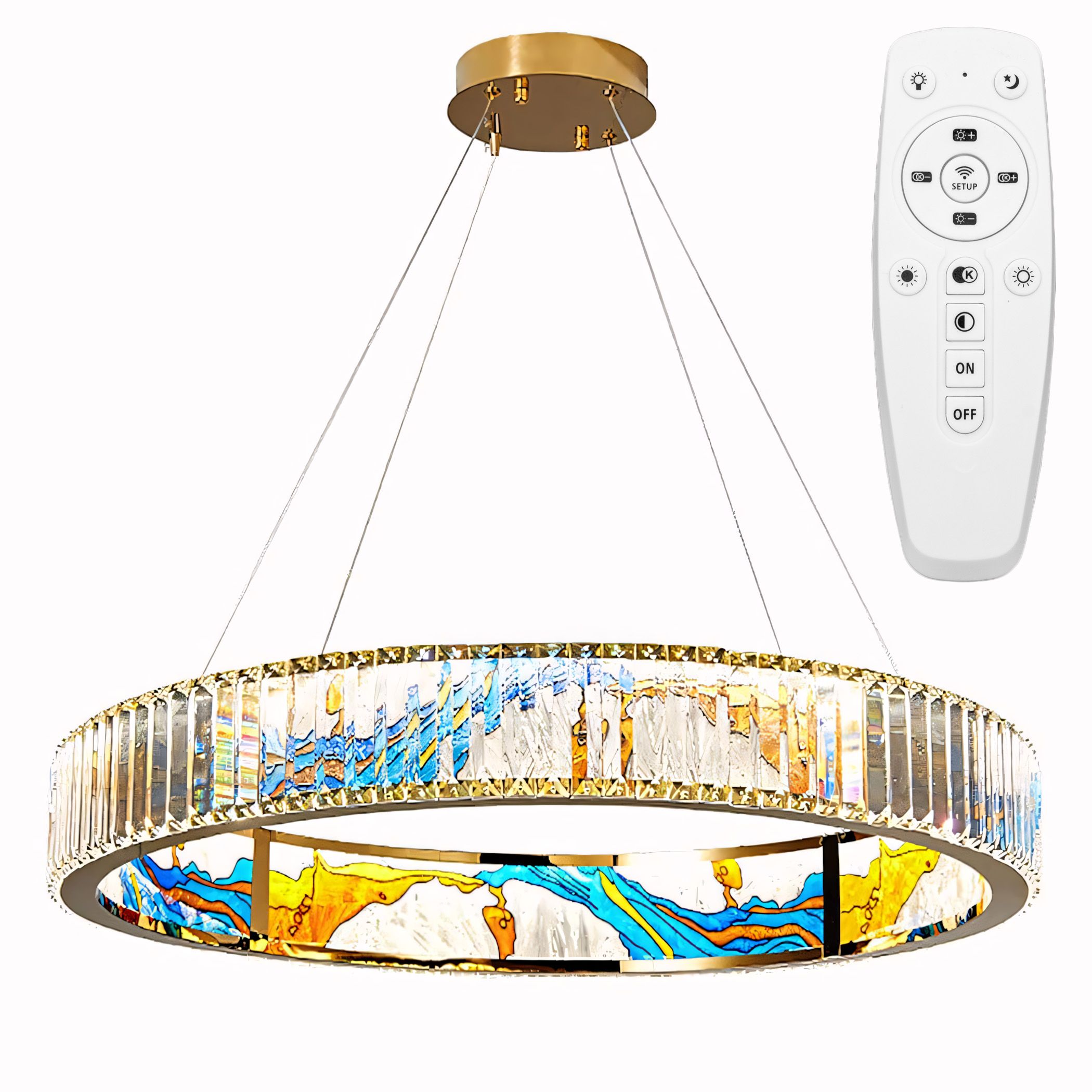 Toolight Závěsné stropní LED osvětlení APP1748-CP 60 cm