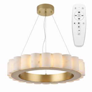 Toolight Závěsné stropní LED osvětlení APP1801-CP 50 cm zlatá kartáčovaná
