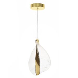 Toolight Závěsné stropní LED osvětlení G129-CP zlaté